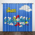 The Smurfs Curtains Pattern Blackout Window Drapes