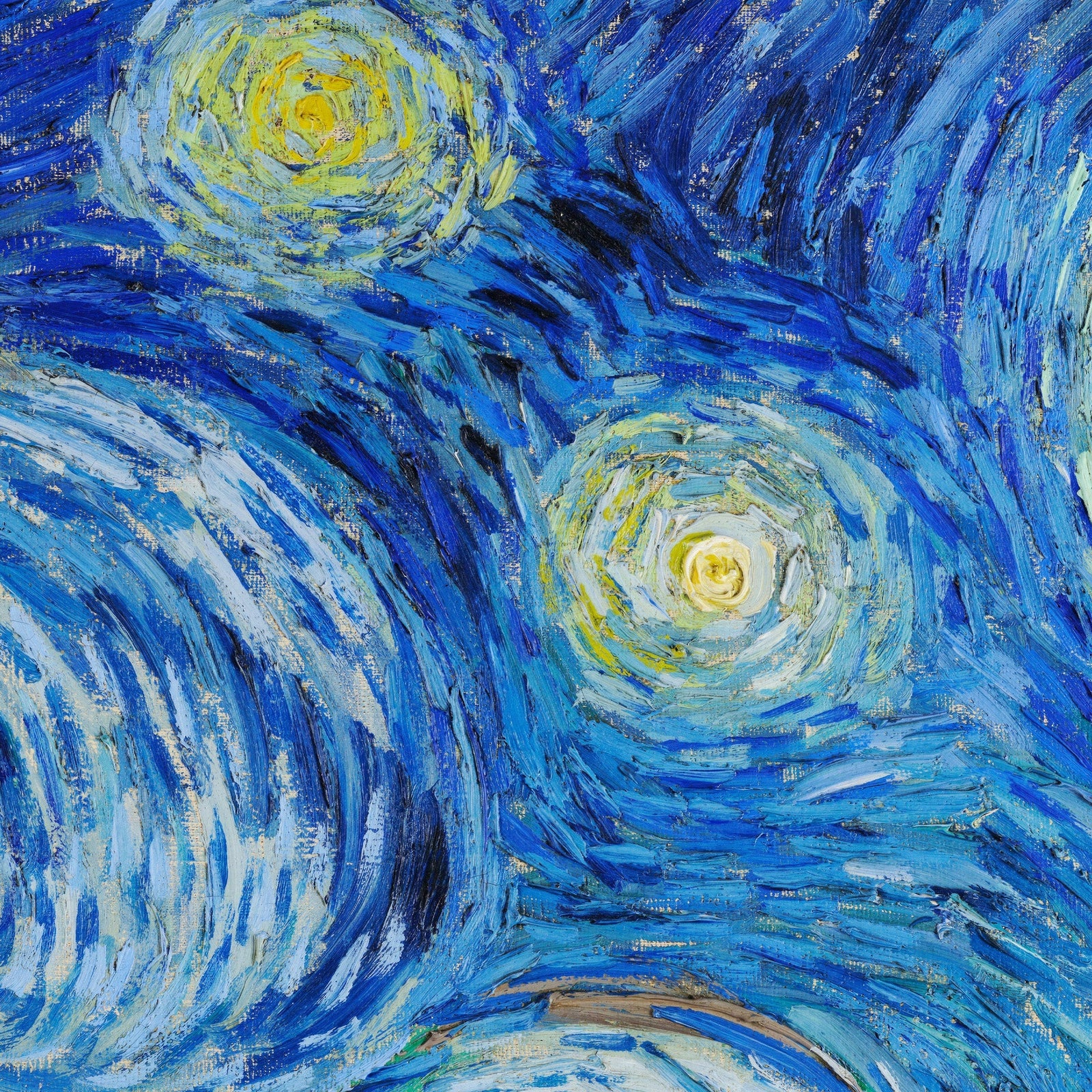 Vincent Van Gogh's The Starry Night Painting Wallpaper Mural.  #6742