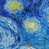 Vincent Van Gogh's The Starry Night Painting Wallpaper Mural.  #6742