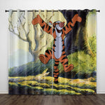 The Tigger Movie Curtains Pattern Blackout Window Drapes