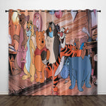 The Tigger Movie Curtains Pattern Blackout Window Drapes