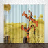 The Tigger Movie Curtains Pattern Blackout Window Drapes