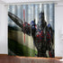 The Transformers Curtains Cosplay Blackout Window Drapes Room Decoration