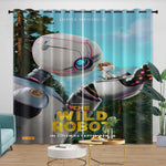 The Wild Robot Curtains Blackout Window Drapes Room Decoration