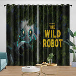The Wild Robot Curtains Blackout Window Drapes Room Decoration