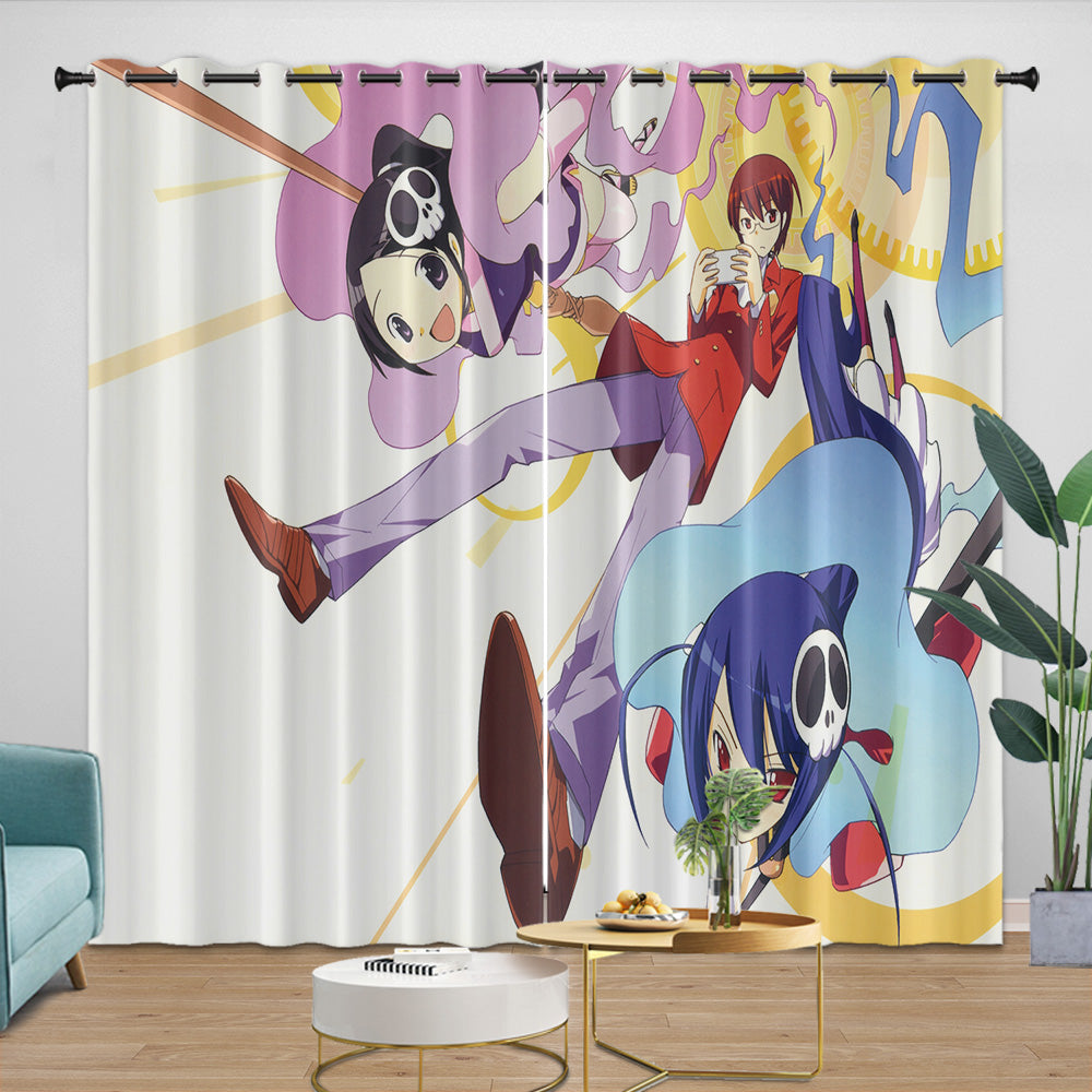 The World God Only Knows Curtains Blackout Window Drapes Room Decoration