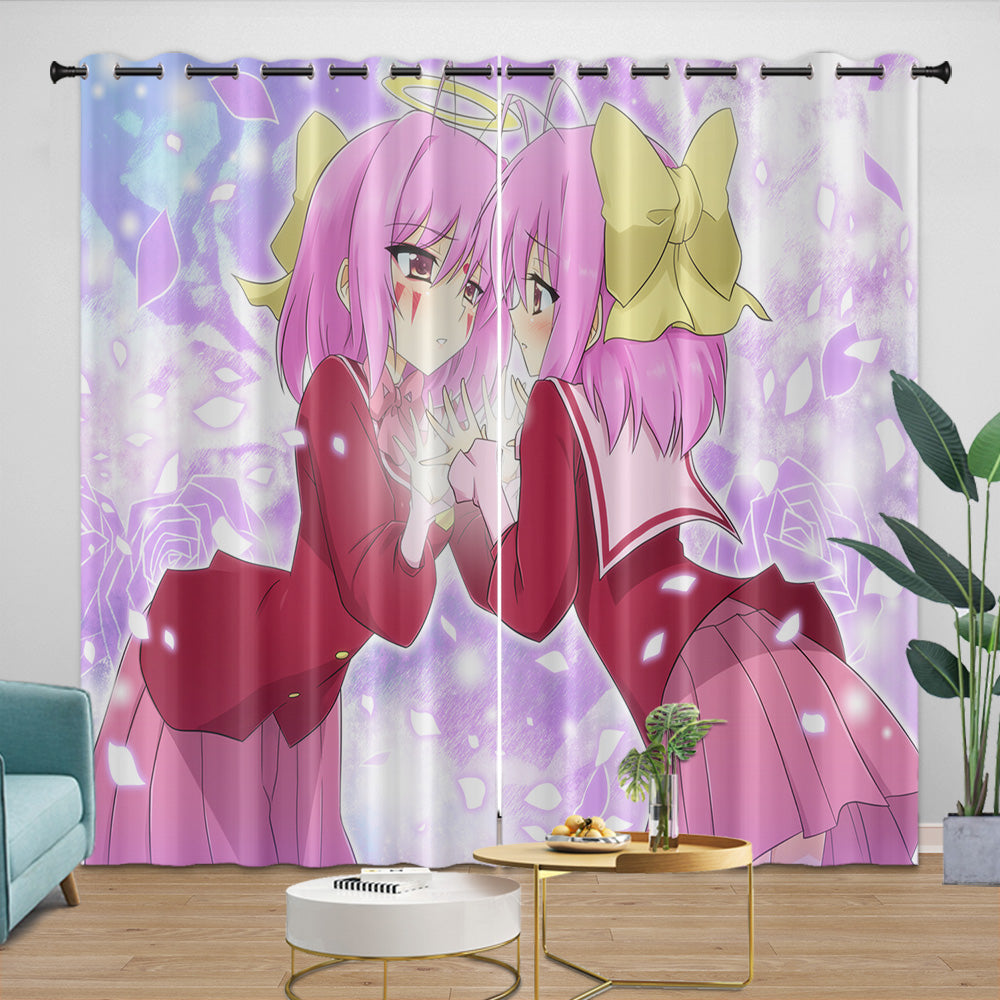 The World God Only Knows Curtains Blackout Window Drapes Room Decoration
