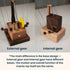 Artisan Wooden Manta Ray Automaton Retro Kinetic Desk Display Sculpture
