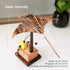 Artisan Wooden Manta Ray Automaton Retro Kinetic Desk Display Sculpture