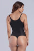SHAPERLOVE Thermal Open Bust Thong Bodysuit