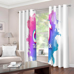 Tiktok Curtains 2 Panels Blackout Window Drapes for Room Decoration