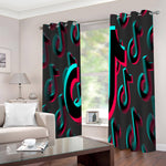Tiktok Curtains 2 Panels Blackout Window Drapes for Room Decoration