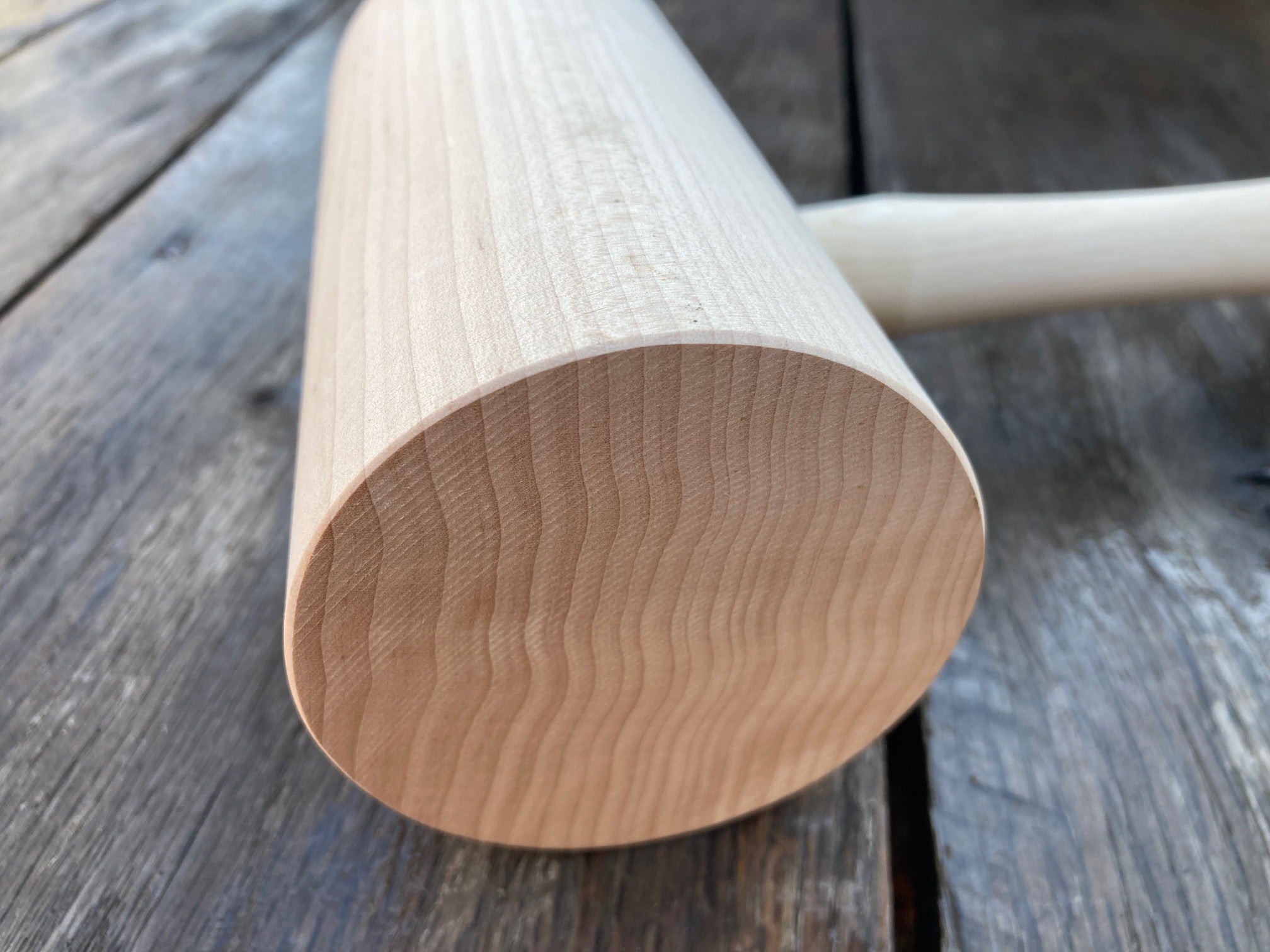 Beaver Tooth Wood Mallet / Hammer Timber Frame Carpentry etc.