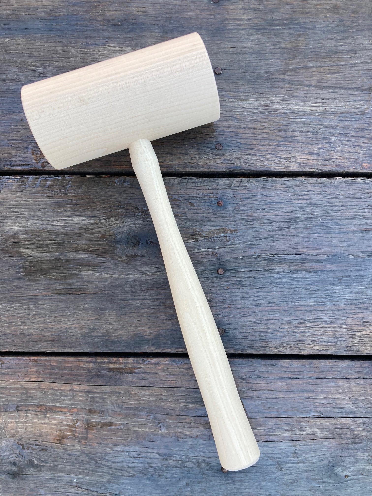 Beaver Tooth Wood Mallet / Hammer Timber Frame Carpentry etc.