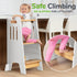 Standing Toddler Tower with Sliding Safety Door