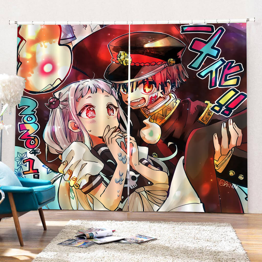 Toilet-bound Hanako-kun Curtains Blackout Window Drapes Room Decoration