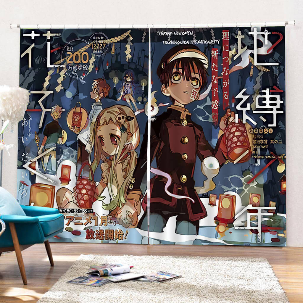 Toilet-bound Hanako-kun Curtains Blackout Window Drapes Room Decoration