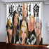 Tokyo Revengers Pattern Curtains Blackout Window Drapes