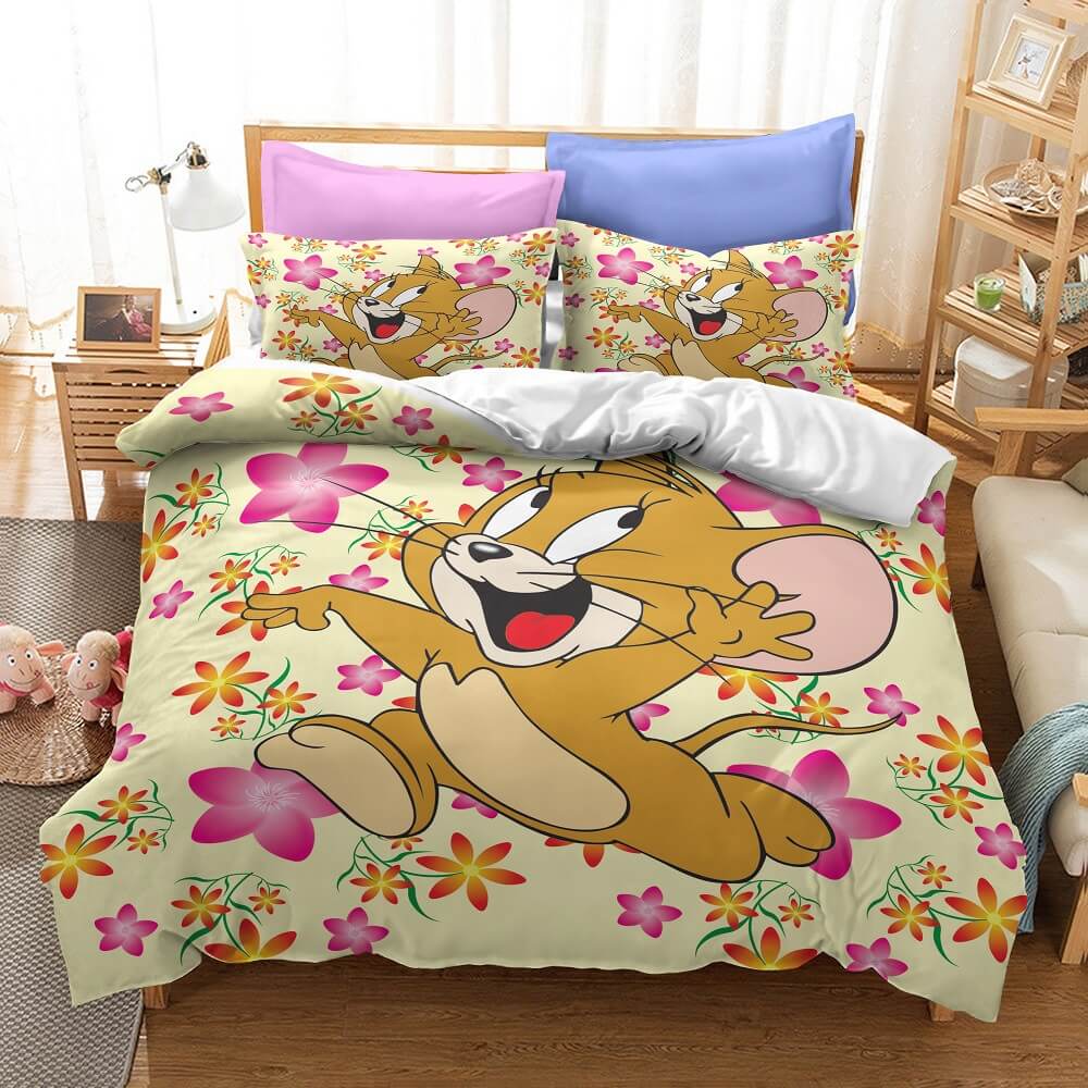 Tom and Jerry Cosplay Bedding Sets Quilt Covers Without Filler