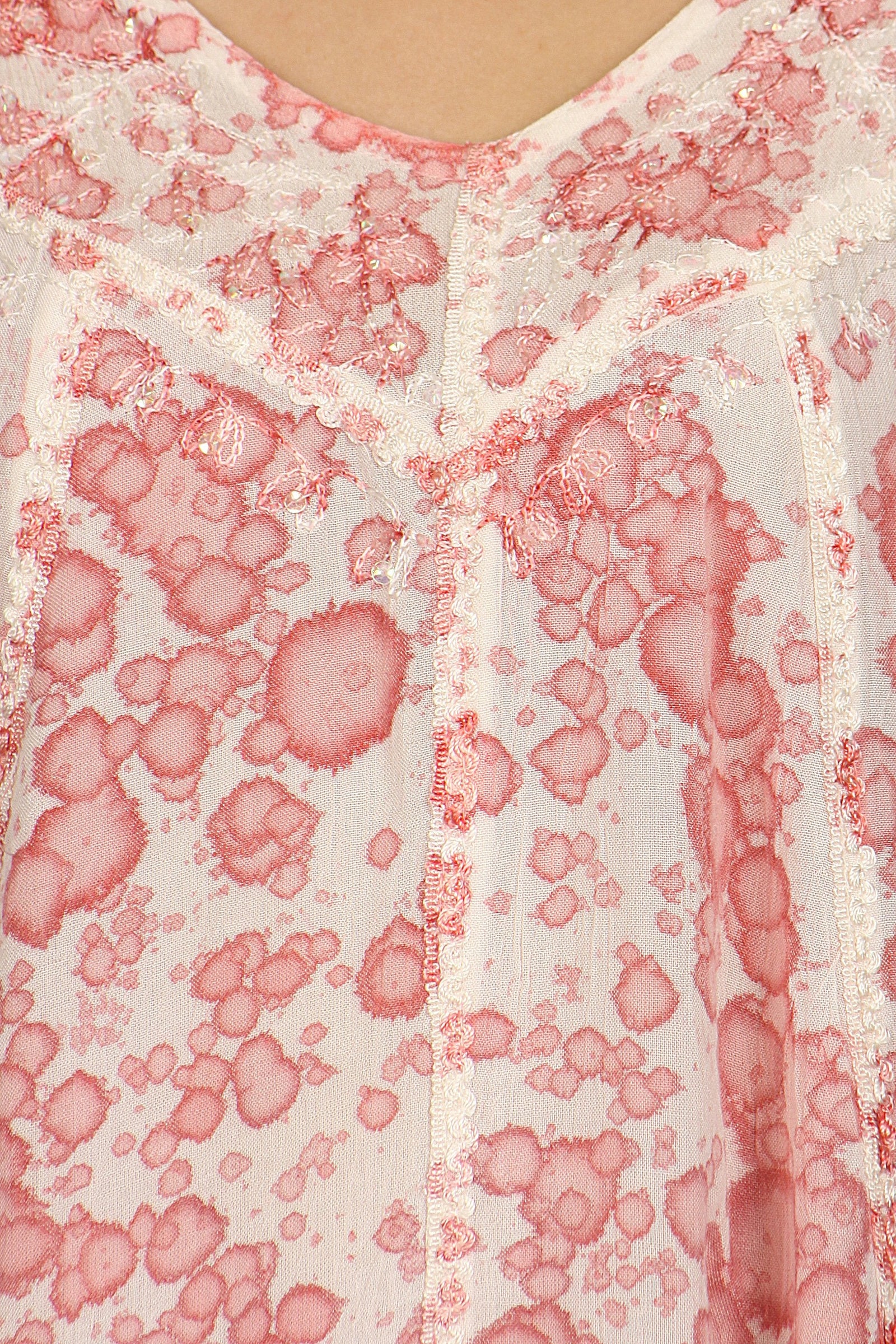 Sakkas Charolette Embroidery And Seqiun Accents Blouse