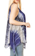 Sakkas Ligia Women's Sleeveless Tie Dye Tank Top: Classic Casual Loose Fit for Summer