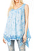 Sakkas Ligia Women's Sleeveless Tie Dye Tank Top: Classic Casual Loose Fit for Summer