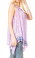 Sakkas Ligia Women's Sleeveless Tie Dye Tank Top: Classic Casual Loose Fit for Summer