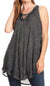 Sakkas Mai Women's Casual Swing Sleeveless Loose Tie Dye Tunic Tank Top