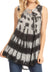 Sakkas Mai Women's Casual Swing Sleeveless Loose Tie Dye Tunic Tank Top
