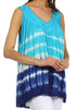 Sakkas Dakota Sky Sleeveless Blouse