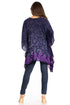 Sakkas Adalwin Desert Sun Lightweight Circle Ponch Tunic Top Blouse W / Embroidery