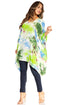 Sakkas Adalwin Second TieDye Desert Sun Circle Ponch Tunic Top Blouse W/Embroidery