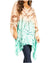 Sakkas Adalwin Third Tie Dye Desert Sun Circle Ponch Tunic Top Blouse W/Embroidery