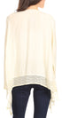 Sakkas Isenia Cardigan Open Front Kimono Long Sleeve Embroidered Top Blouse Lace
