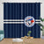 Toronto Blue Jays Curtains Blackout Window Drapes Room Decoration