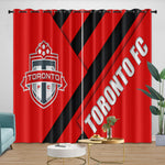 Toronto FC Curtains Blackout Window Drapes Room Decoration