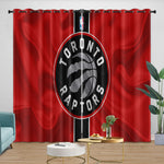 Toronto Raptors Curtains Blackout Window Drapes Room Decoration