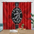 Toronto Raptors Curtains Blackout Window Drapes Room Decoration