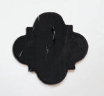 Marble 5"x5" Motif Coasters Semi-polished set of 4