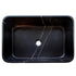 Toros Black Marble Farmhouse Rectangular Sink Polished (W)13.5" (L)21.5" (H)6"