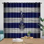 Tottenham Hotspur Curtains Blackout Window Drapes Room Decoration