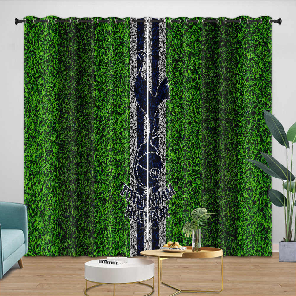 Tottenham Hotspur Curtains Blackout Window Drapes Room Decoration