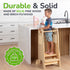 Standing Toddler Tower with Sliding Safety Door