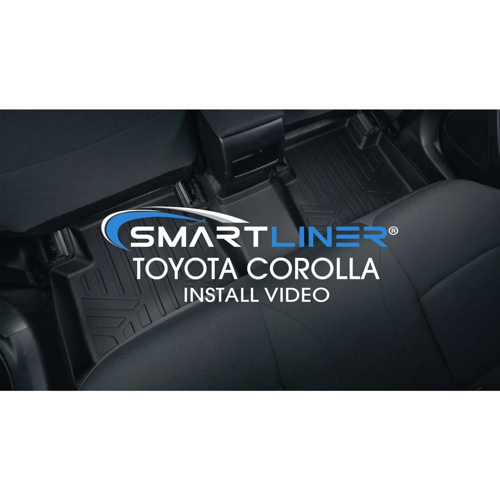 SMARTLINER Custom Fit Floor Liners For 2019-2025 Toyota Corolla Hatchback (With Tire Repair Kit)