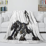 Transformers Blanket Flannel Throw Kids Room Decoration