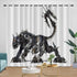 Transformers Curtains Pattern Blackout Window Drapes Room Decoration
