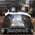 Transformers Duvet Cover Pattern Bedding Set Without Filler