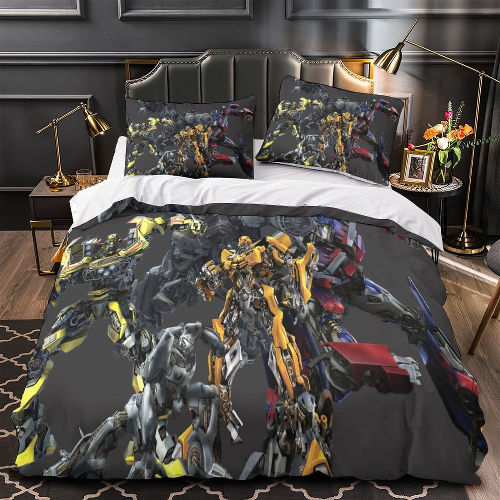 Transformers Duvet Cover Pattern Bedding Set Without Filler