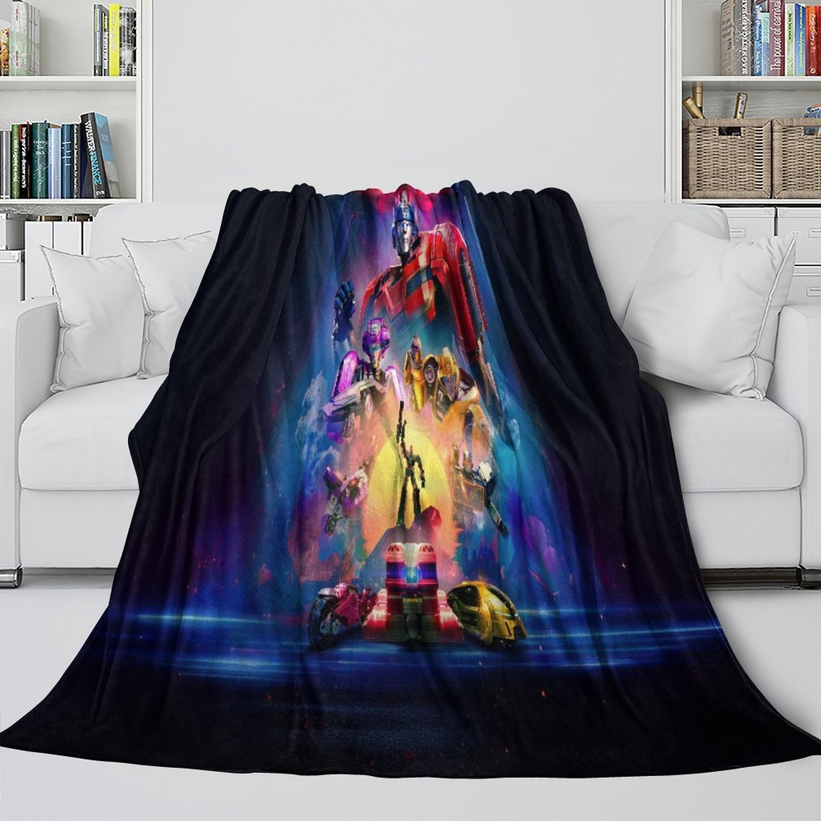 Transformers One Blanket Flannel Throw Kids Room Decoration