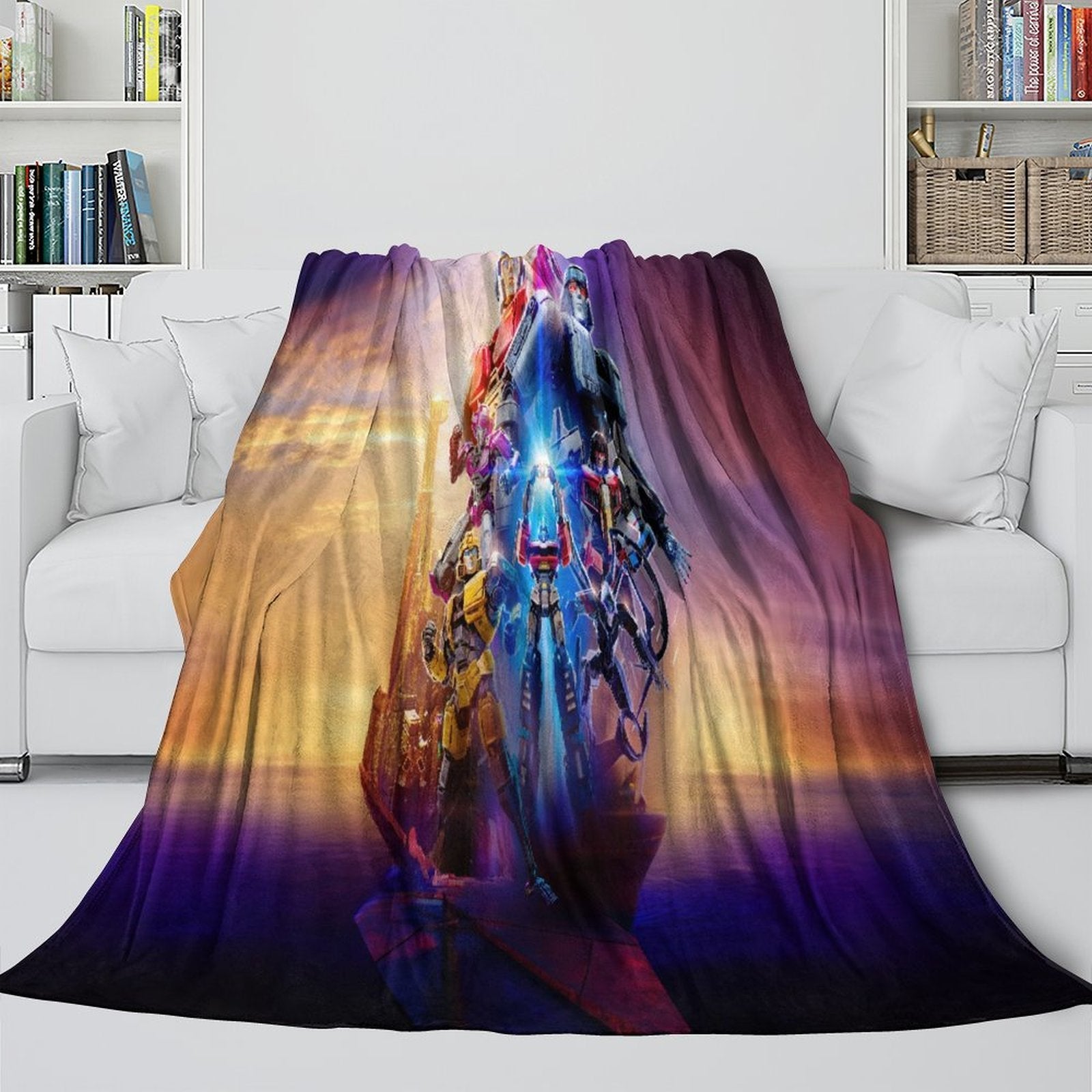 Transformers One Blanket Flannel Throw Kids Room Decoration